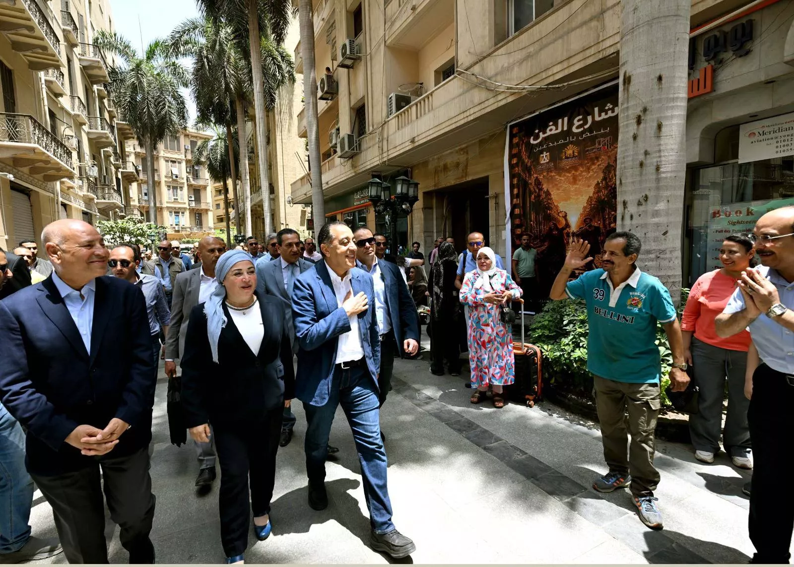 رئيس الوزراء يشهد تدشين مبادرة شارع الفن