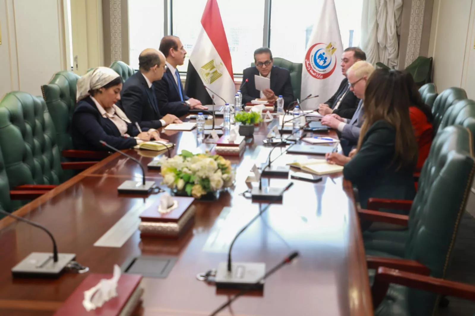 وزير الصحة يناقش مقترح حملة وطنية لرفع الوعي بالأمراض غير المعدية