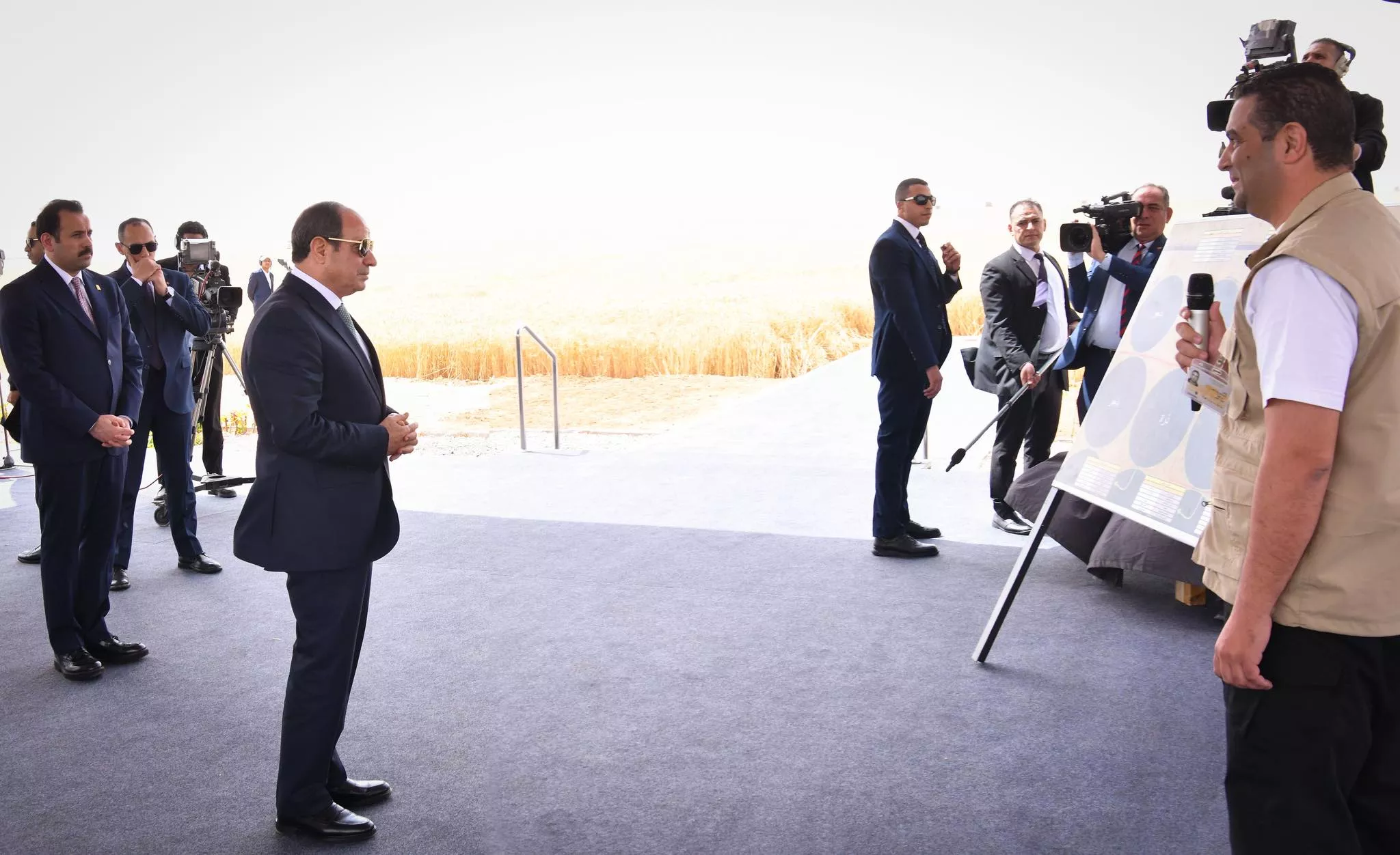 الرئيس السيسي يشهد افتتاح مشروع الدلتا الجديدة في مدينة الضبعة