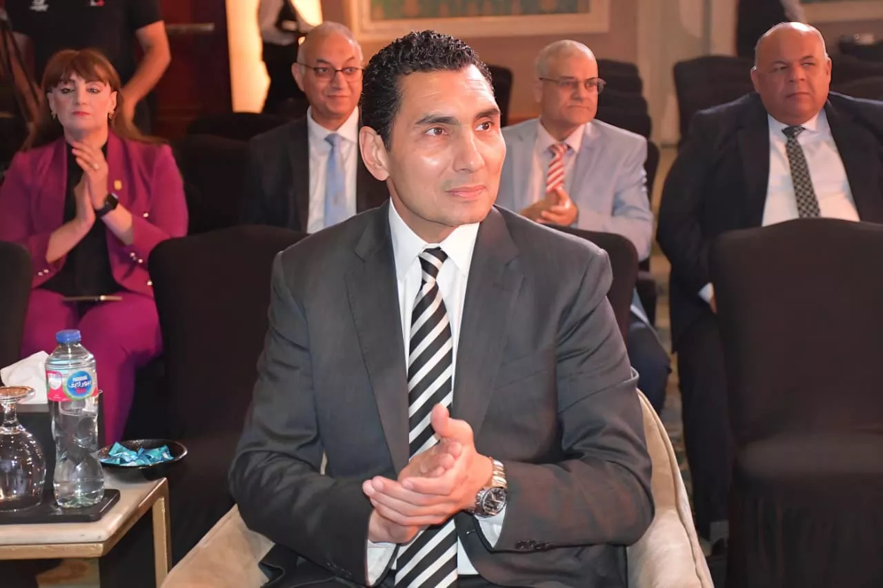 وزير الرياضة يشهد المؤتمر الصحفي للإعلان عن رعاية سيف عيسى وفريال أشرف