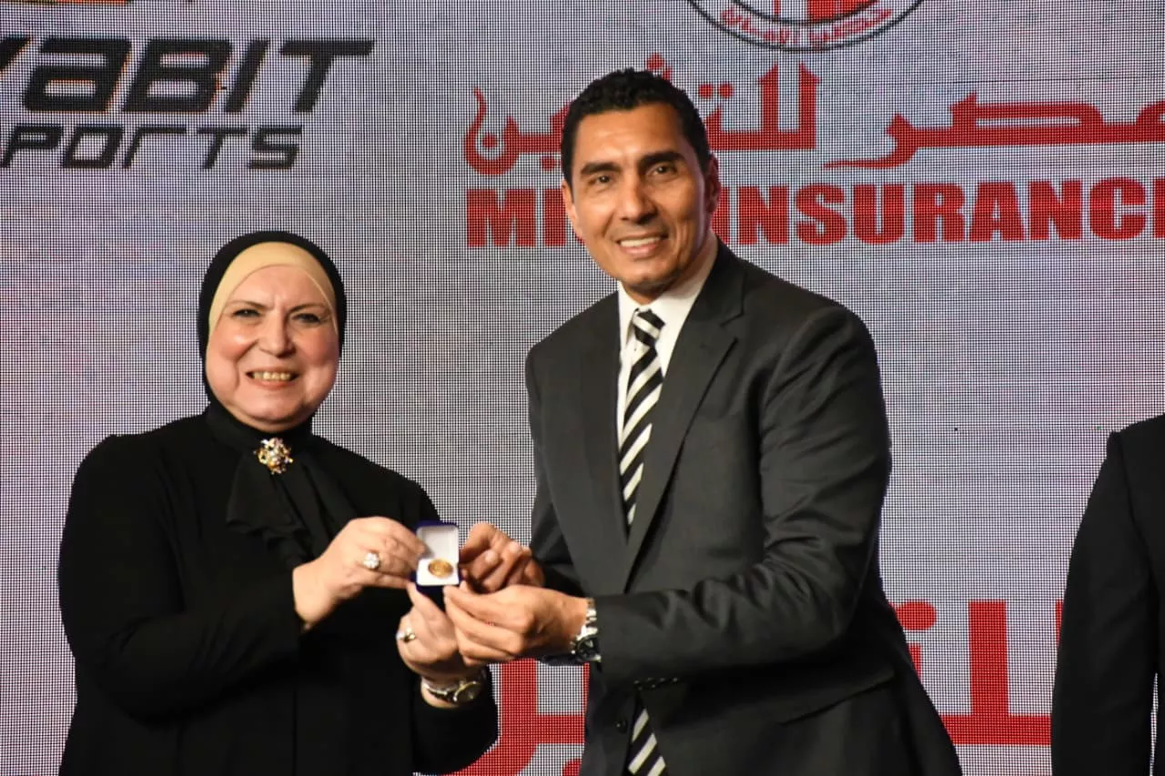 وزير الرياضة يشهد المؤتمر الصحفي للإعلان عن رعاية سيف عيسى وفريال أشرف