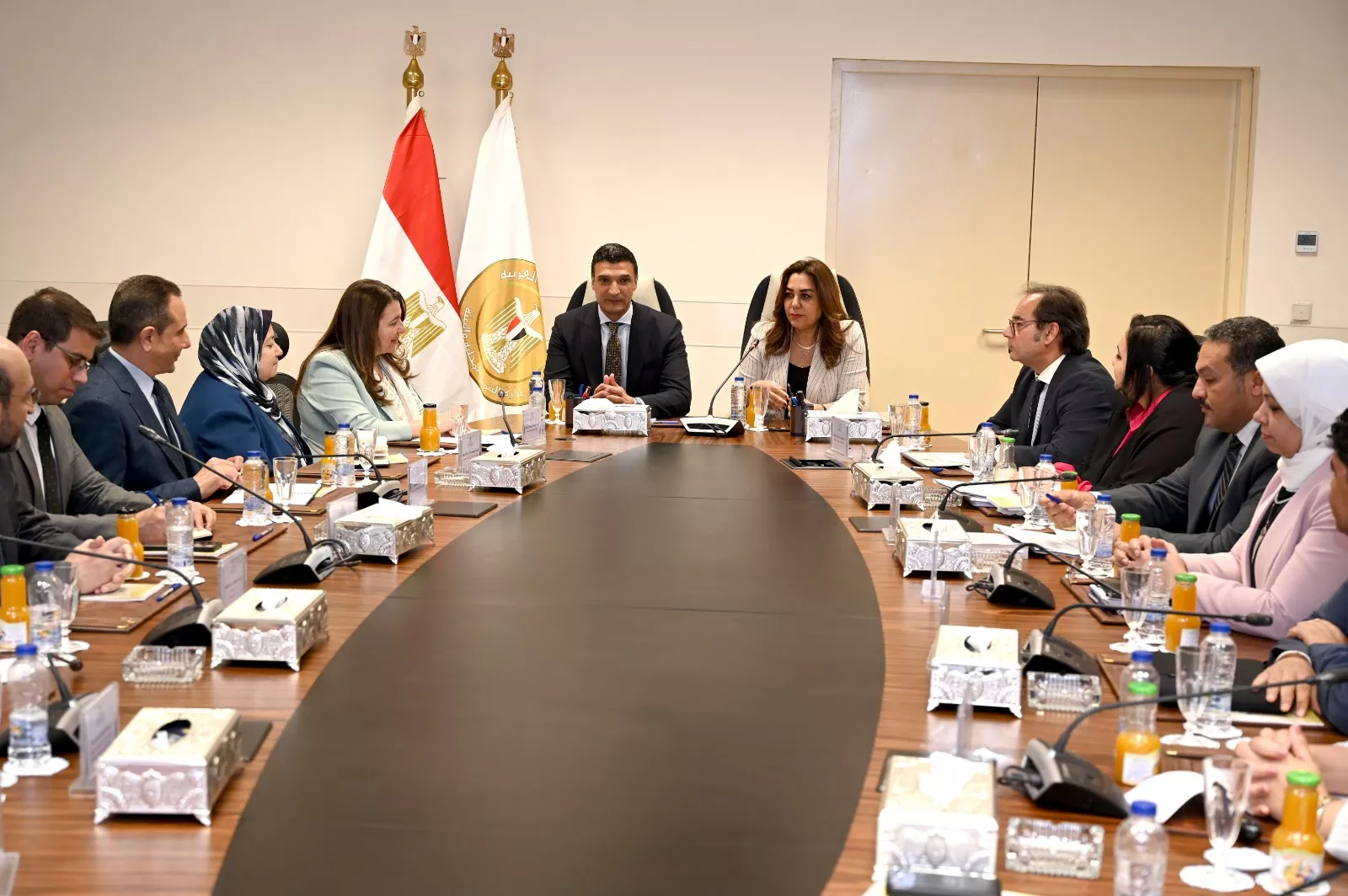 وزيرا التنمية المحلية والصناعة يطلقان المنظومة الإلكترونية لسجل البيانات البيئية الموحدة