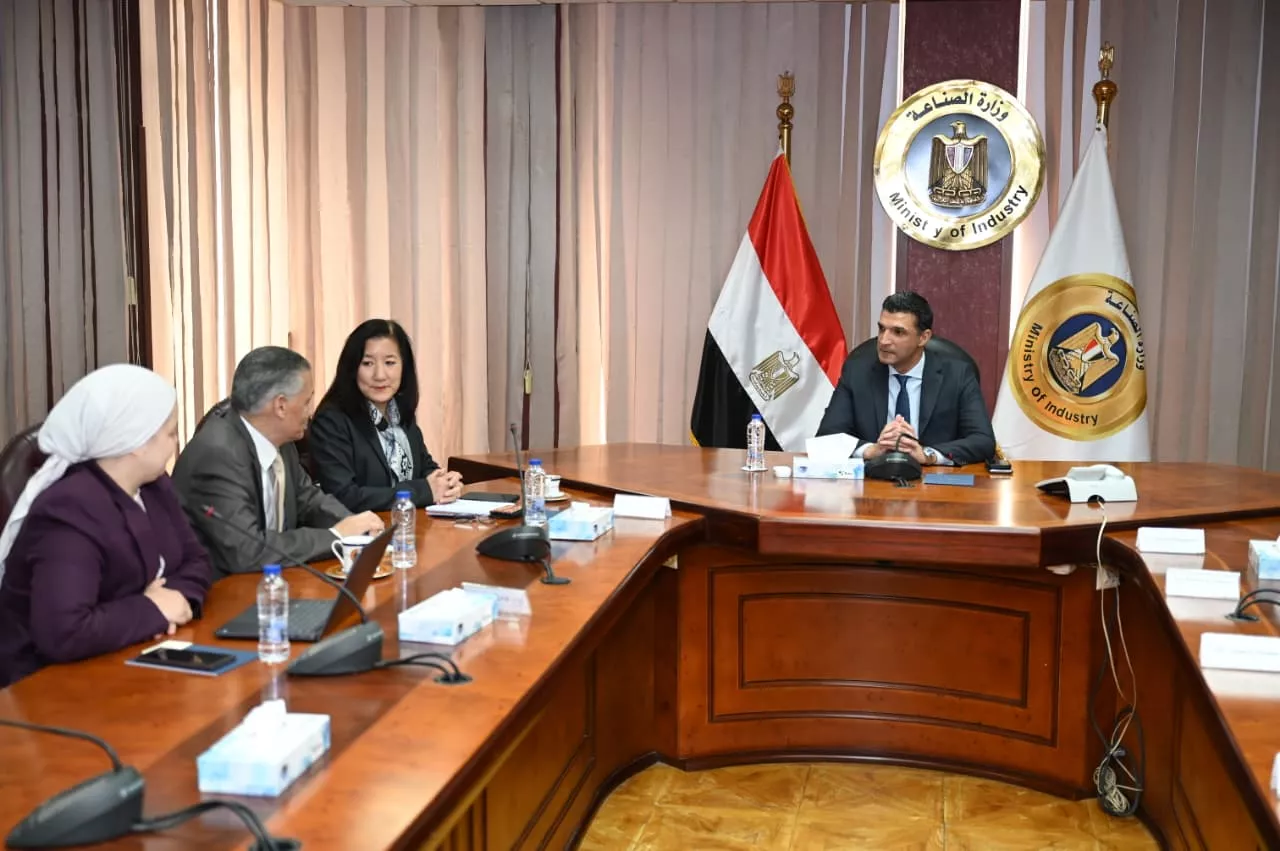 وزير الصناعة يجتمع مع الممثلة المقيمة لبرنامج الأمم المتحدة الإنمائي