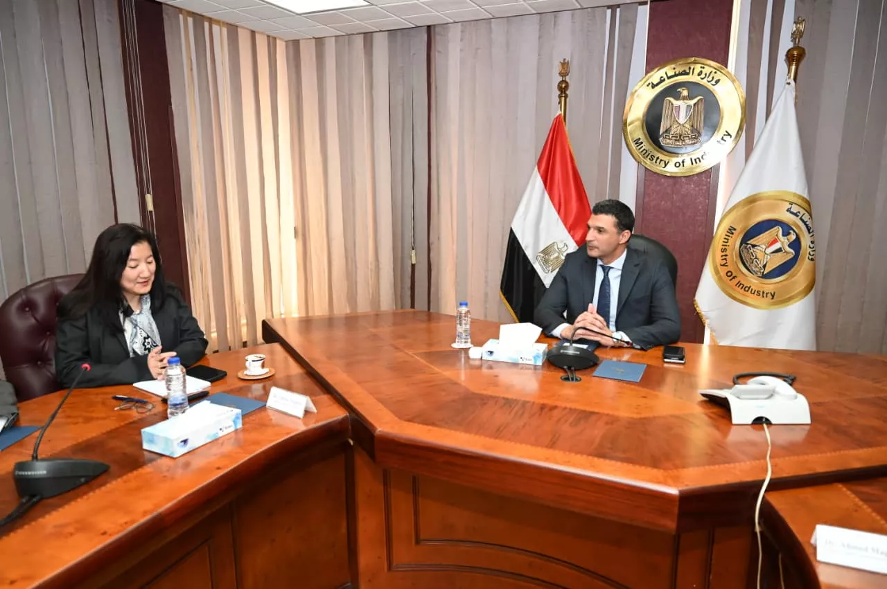 وزير الصناعة يجتمع مع الممثلة المقيمة لبرنامج الأمم المتحدة الإنمائي