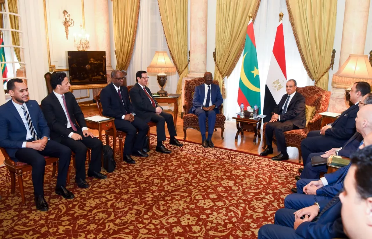 وزير الخارجية يعقد جلسة مباحثات مع نظيره الموريتاني