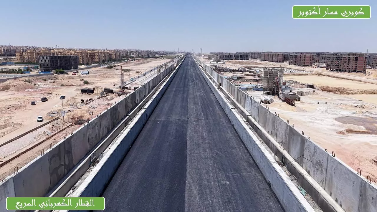 وزير النقل يتفقد مواقع العمل بمشروع الخط الأول من شبكة القطار السريع