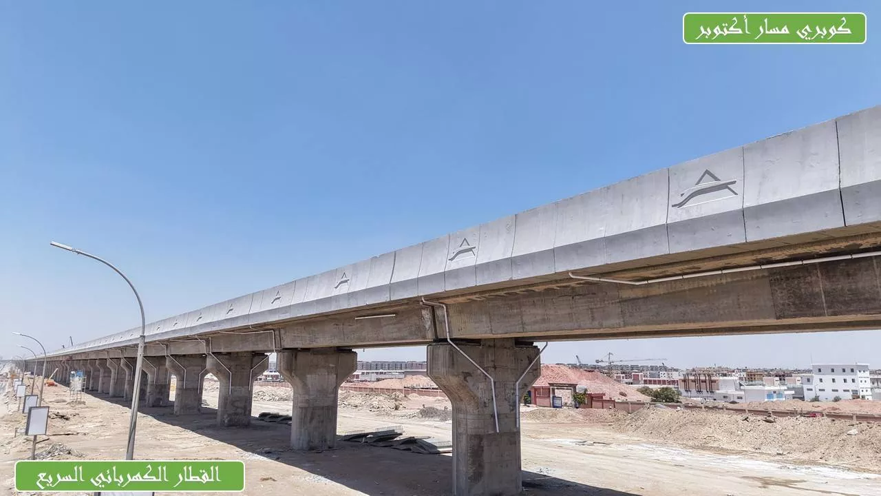 وزير النقل يتفقد مواقع العمل بمشروع الخط الأول من شبكة القطار السريع