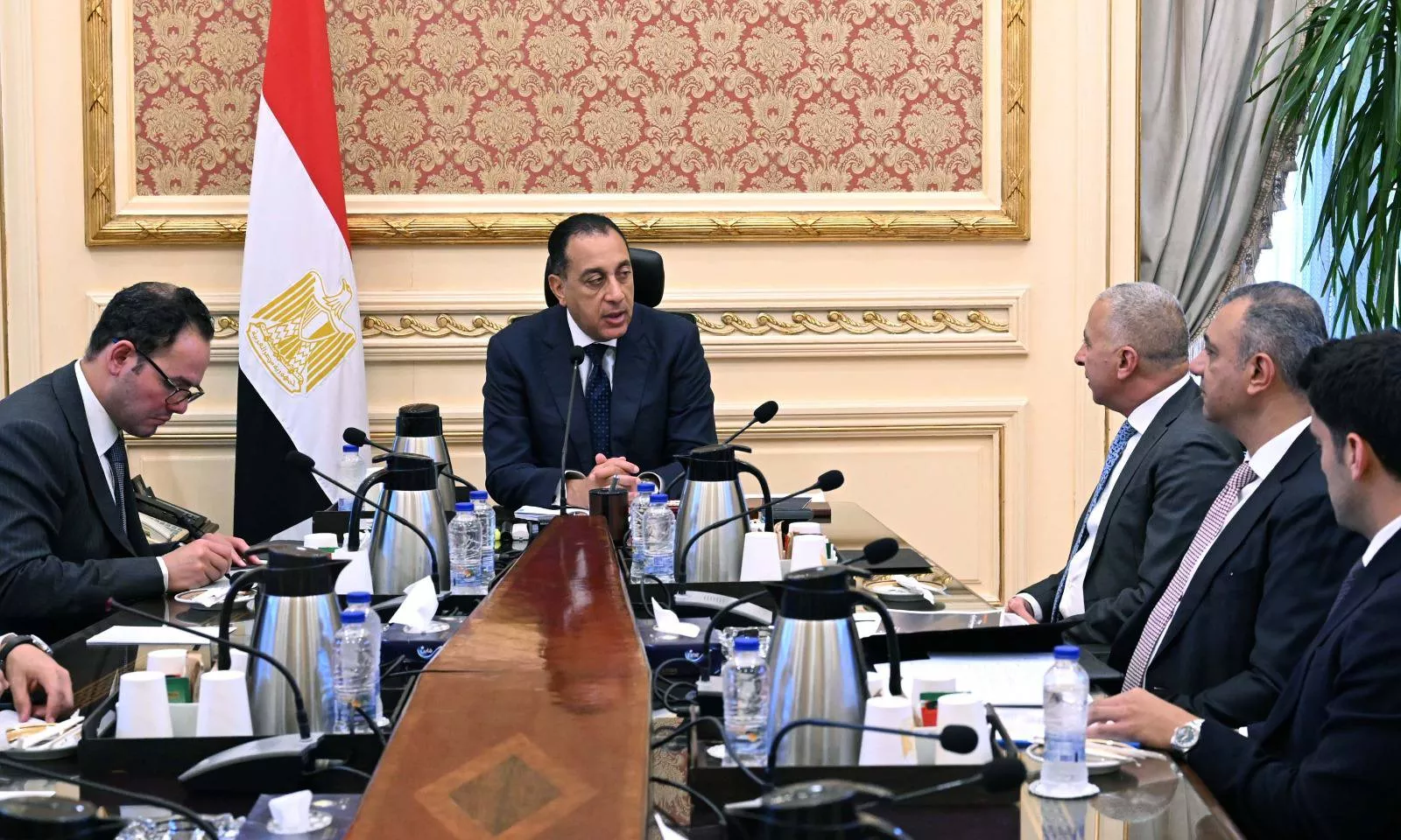 رئيس الوزراء يلتقى الرئيس التنفيذي والعضو المنتدب لشركة السويدي إلكتريك