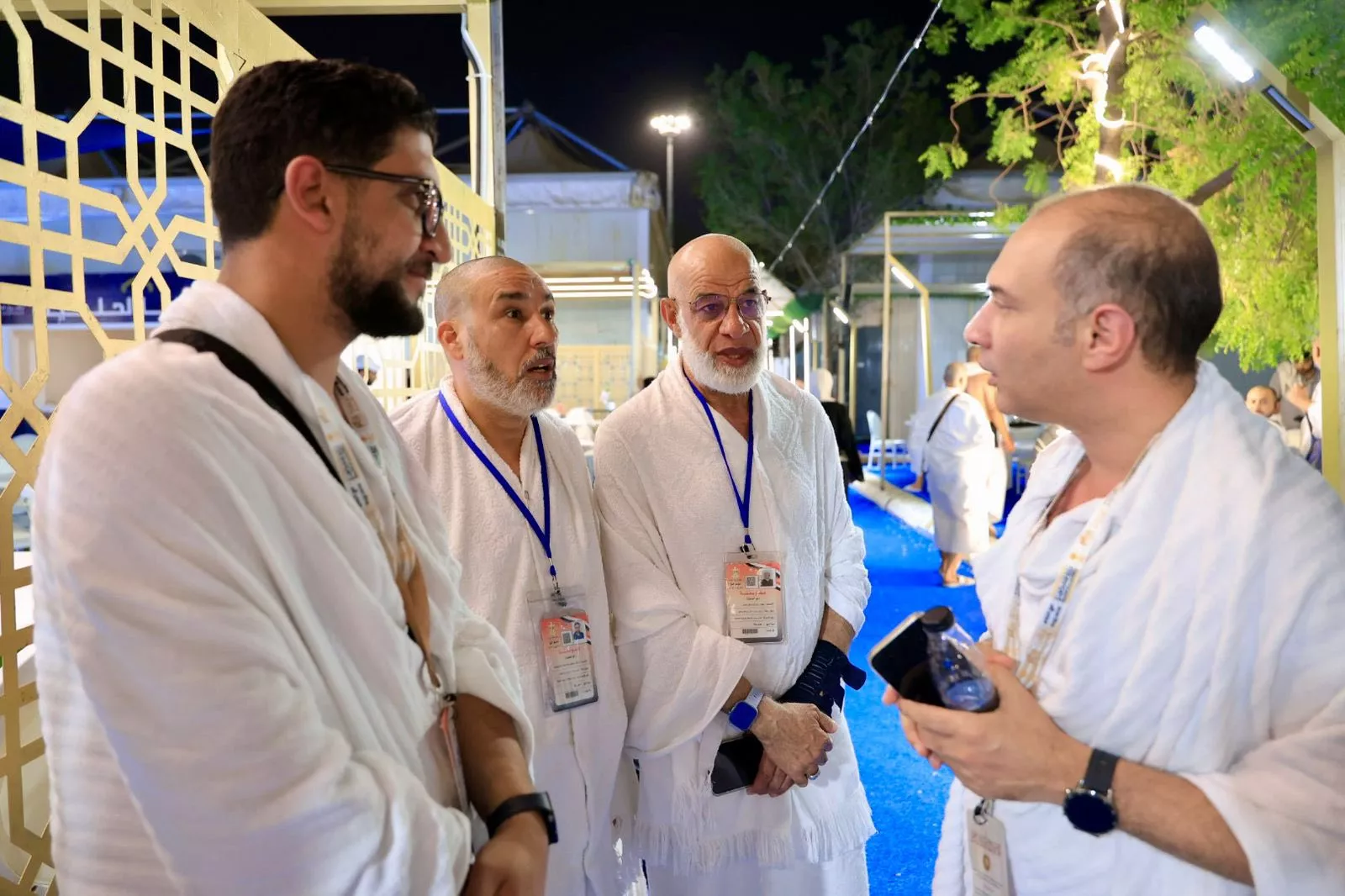 رئيس بعثة حج الجمعيات الأهلية يتفقد مخيمات عرفات