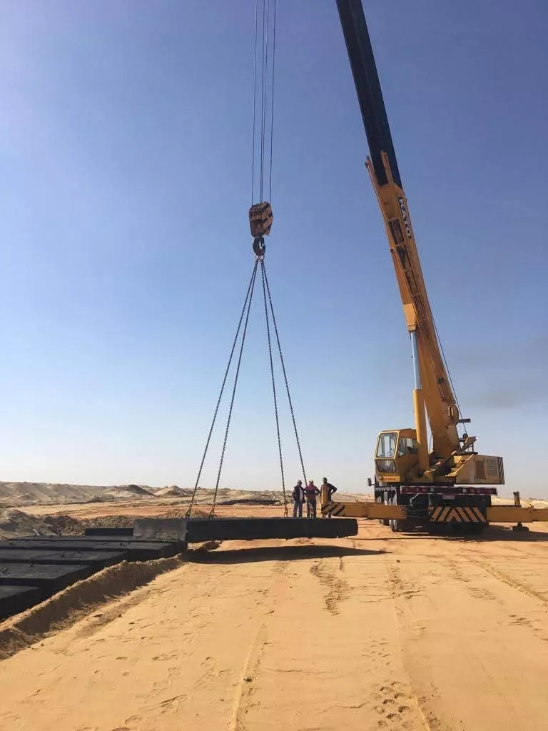 مشروع المرافق والطرق بمدينة أكتوبر الجديدة