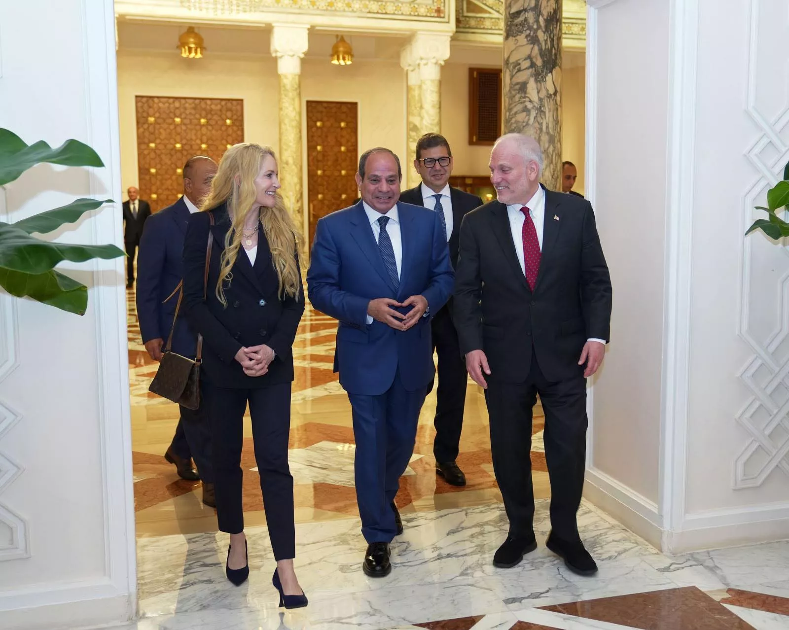 السيسي يستقبل وفد من مؤتمر رؤساء المنظمات اليهودية الأمريكية