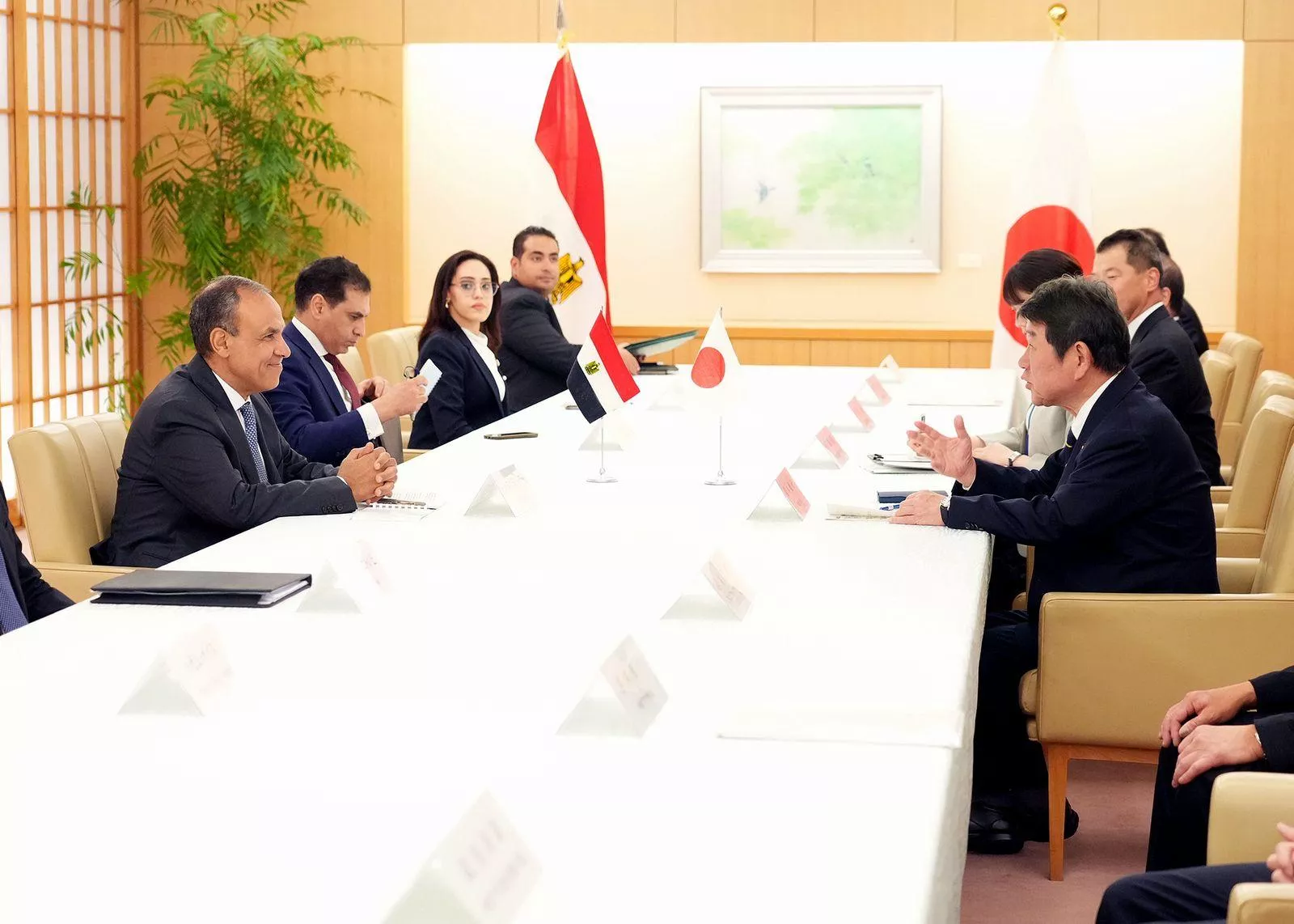 الحوار الاستراتيجي بين وزيري خارجية مصر واليونان