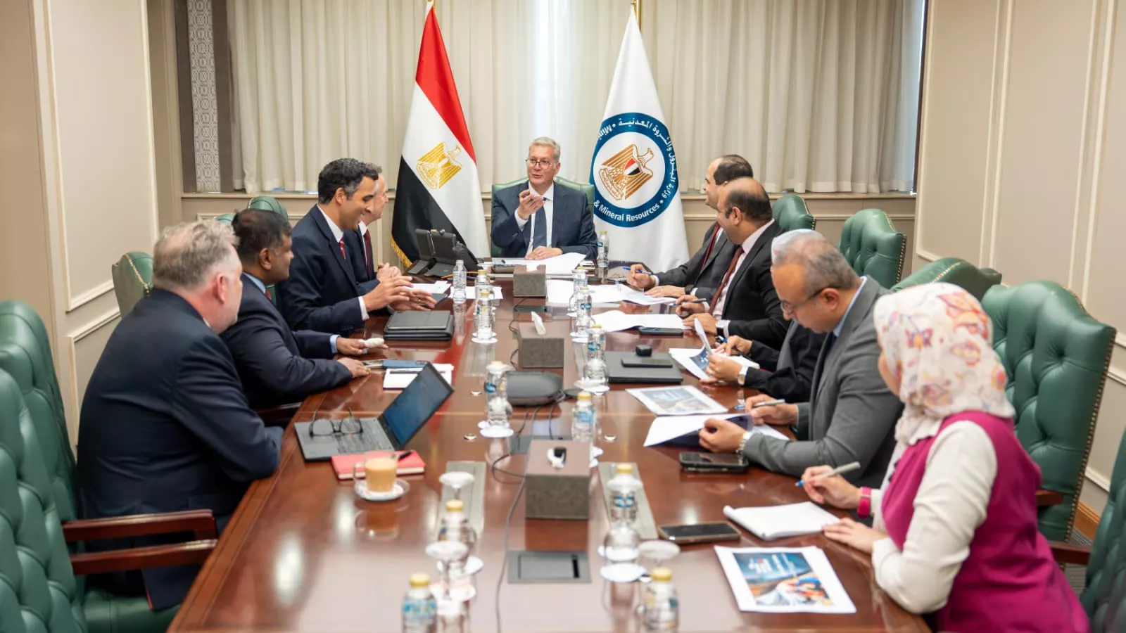 وزير البترول يستقبل مدير شركة شيفرون العالمية