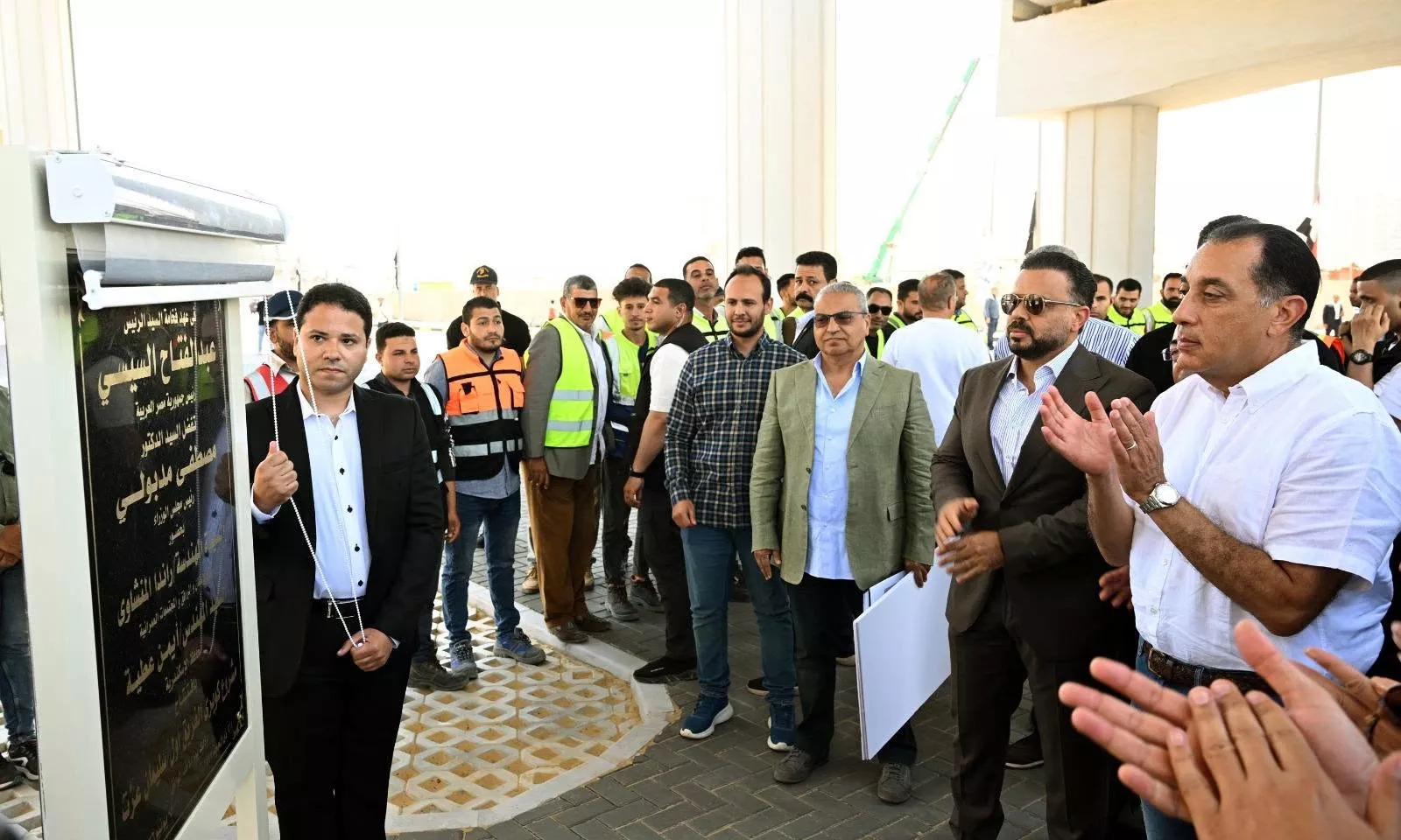 رئيس الوزراء يفتتح كوبري الفريق أول سليمان عزت بالإسكندرية