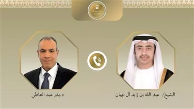 وزير «الخارجية» يبحث مع نظيره الإماراتي جهود خفض التصعيد وتعزيز الاستقرار بالمنطقة