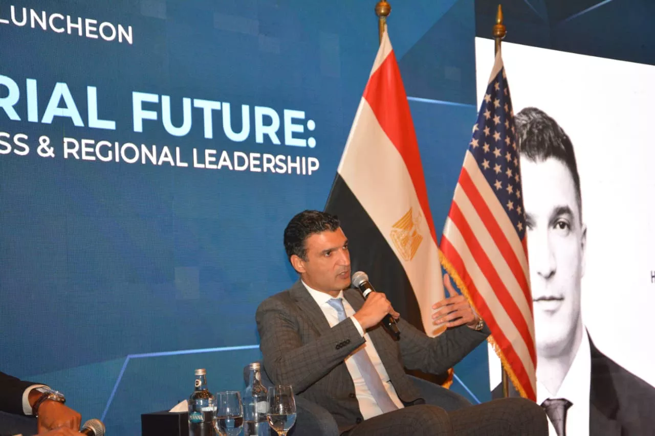 وزير الصناعة يشارك بالاجتماع الشهري لغرفة التجارة الأمريكية