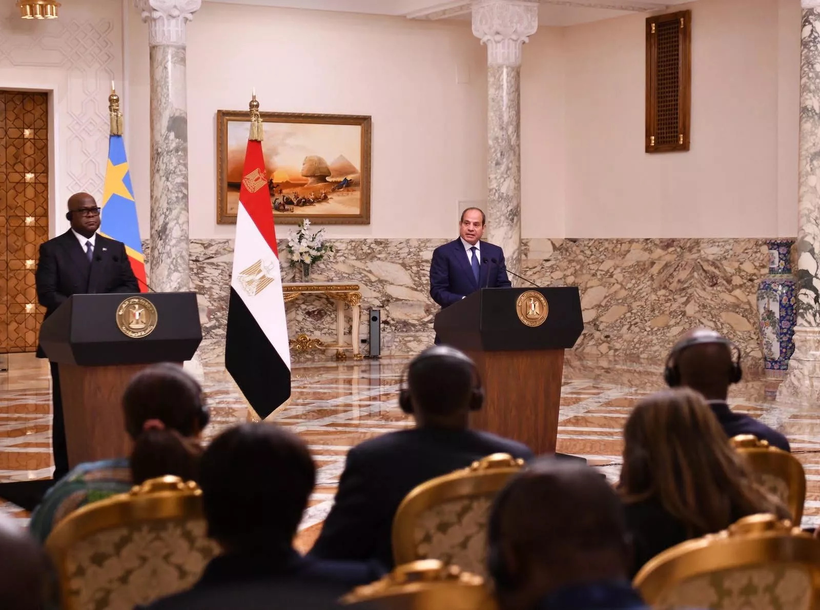 الرئيس السيسي ونظيره الكونغولي يشهدان التوقيع على عدد من مذكرات التفاهم