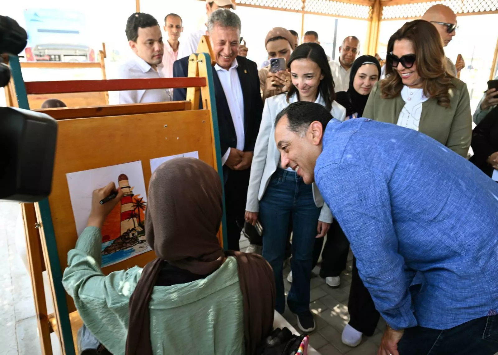 رئيس الوزراء يتفقد منتزه إدكو الدولي