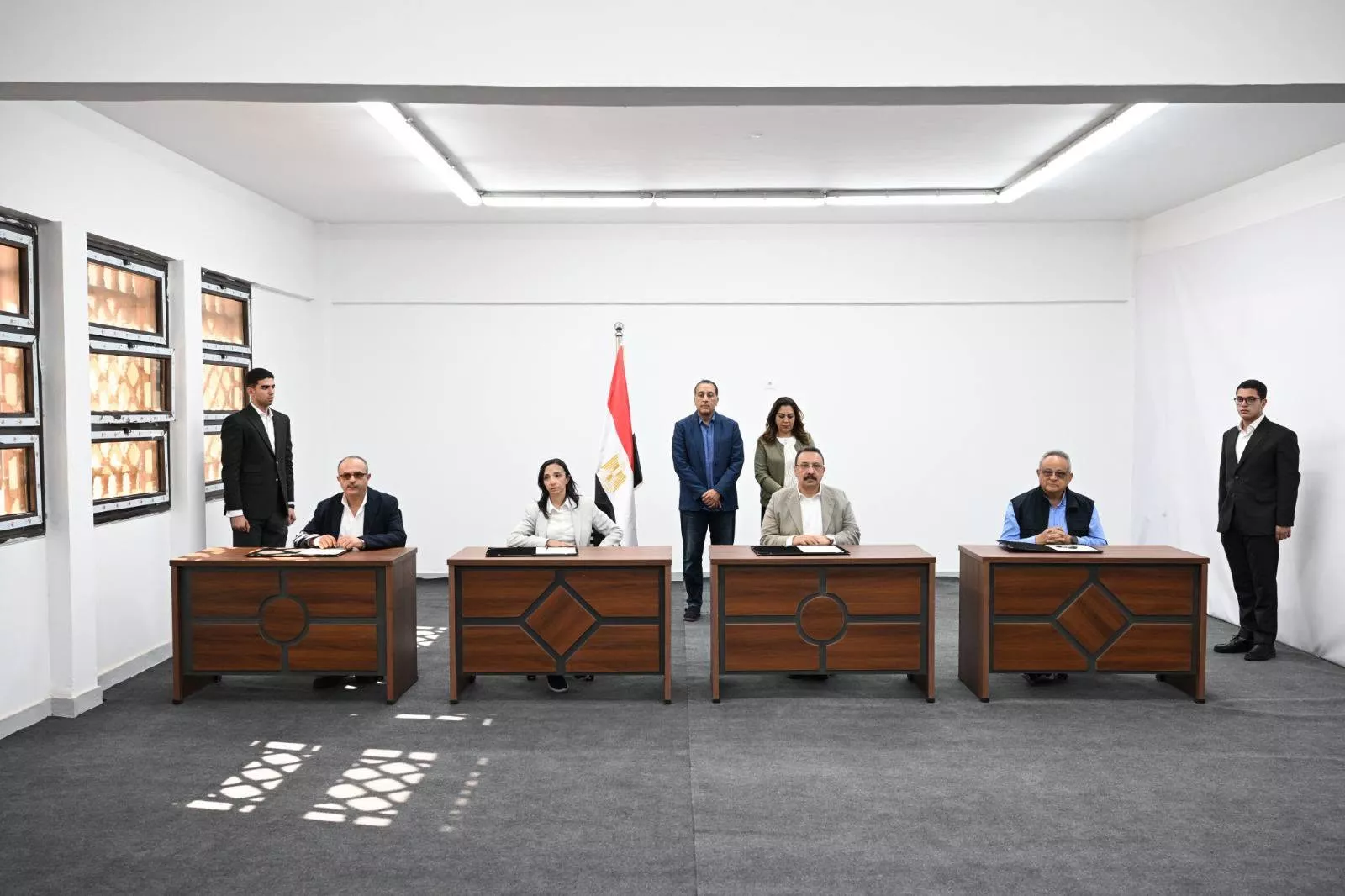مراسم توقيع مذكرة تفاهم بشأن مشروع توثيق التراث بمدينة رشيد