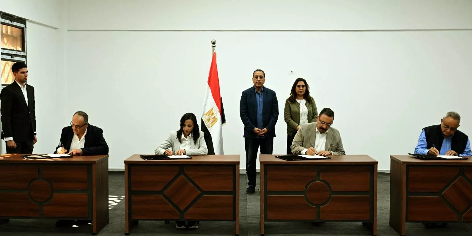 مراسم توقيع مذكرة تفاهم بشأن مشروع توثيق التراث بمدينة رشيد