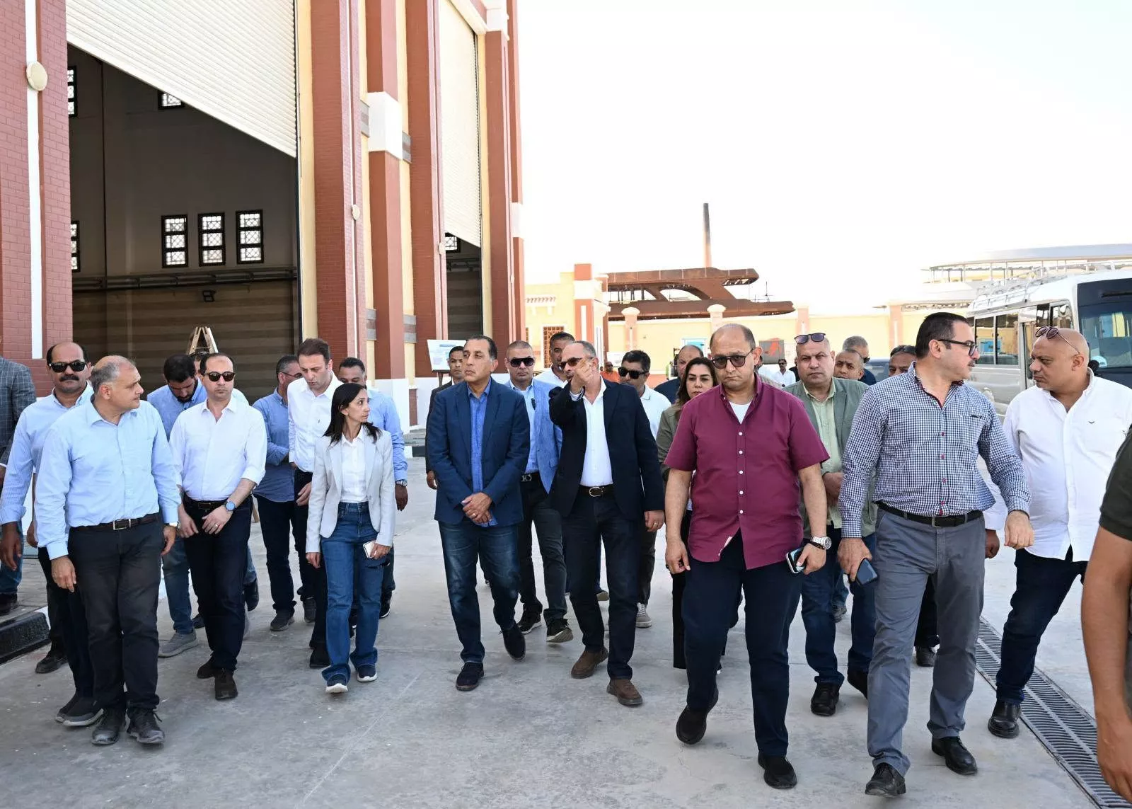 رئيس الوزراء يتفقد أعمال تطوير ميناء رشيد