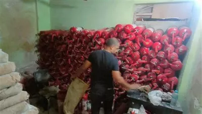محافظة الجيزة تضبط منشأة غير مرخصة لتعبئة طفايات الحريق بمواد مجهولة المصدر
