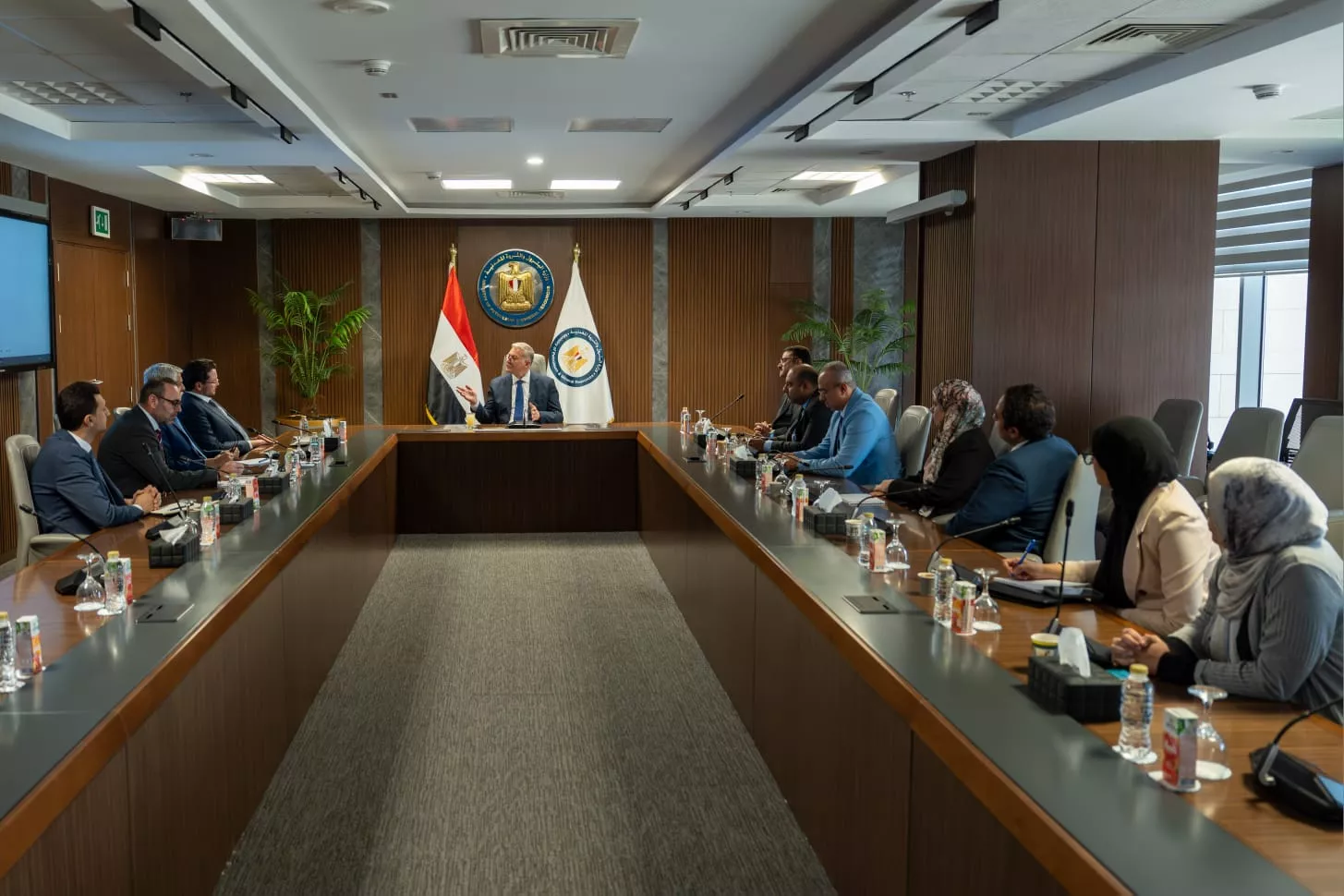 بدوي يبحث مع FMC القبرصية استئناف أنشطتها في البحث عن الذهب