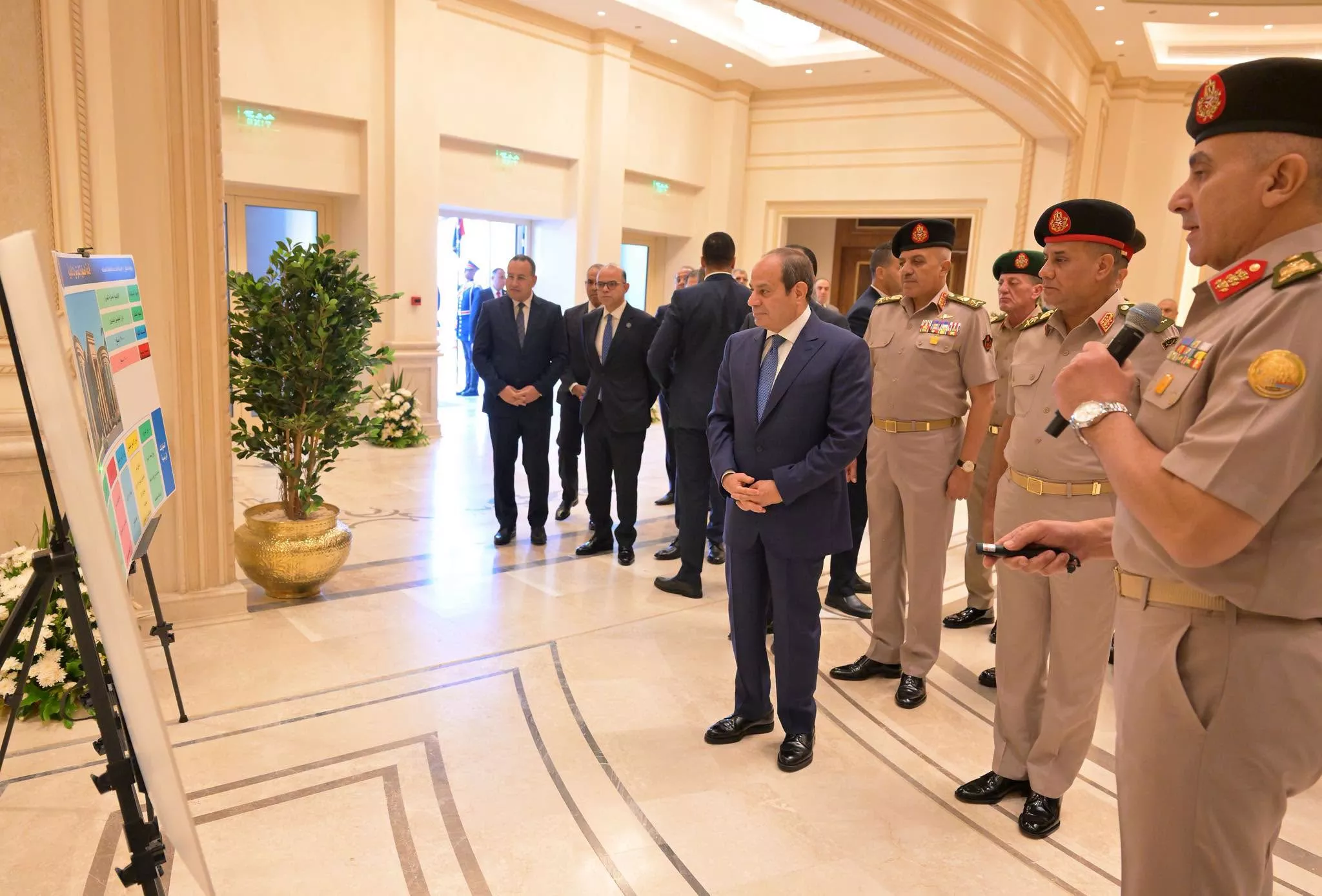 الرئيس السيسي يشهد تخرج دفعة جديدة لأئمة الأوقاف من الأكاديمية العسكرية