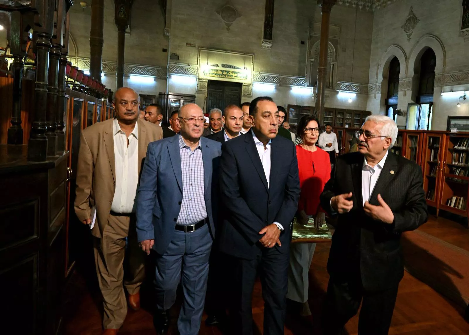 رئيس الوزراء يتفقد المبنى التاريخي للجمعية الجغرافية المصرية 