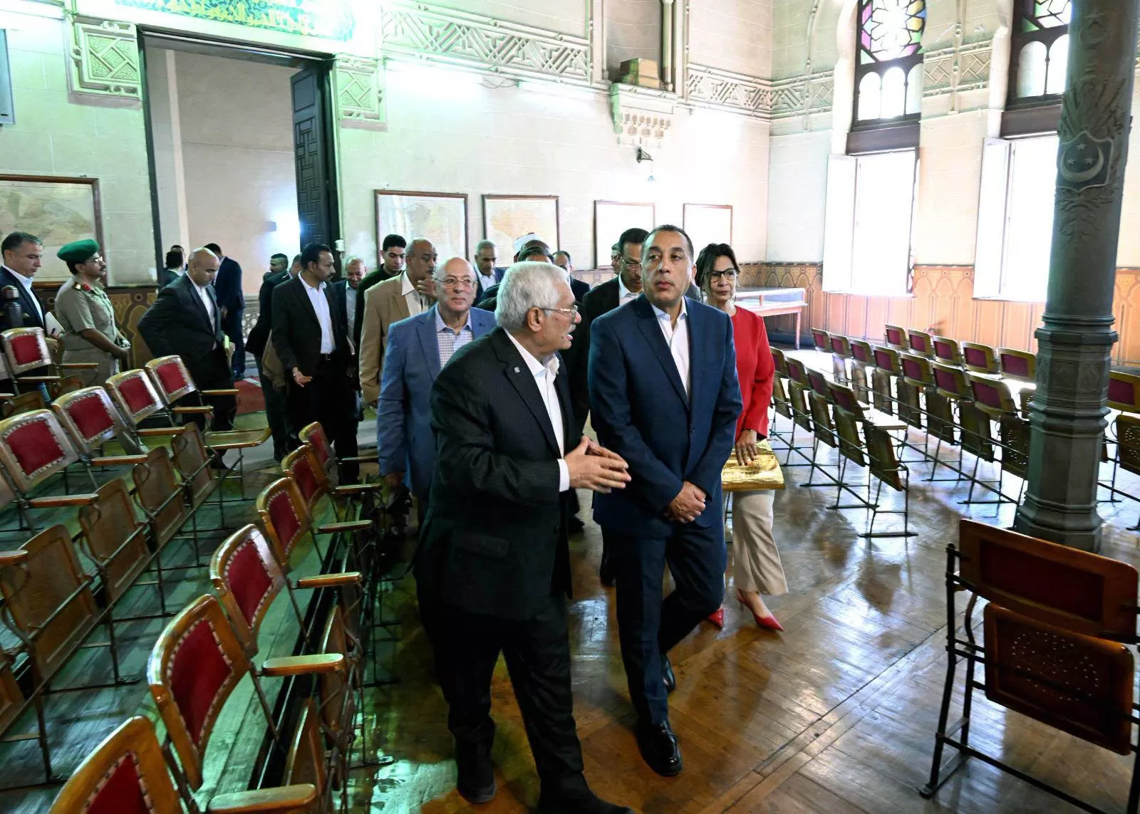 رئيس الوزراء يتفقد المبنى التاريخي للجمعية الجغرافية المصرية 