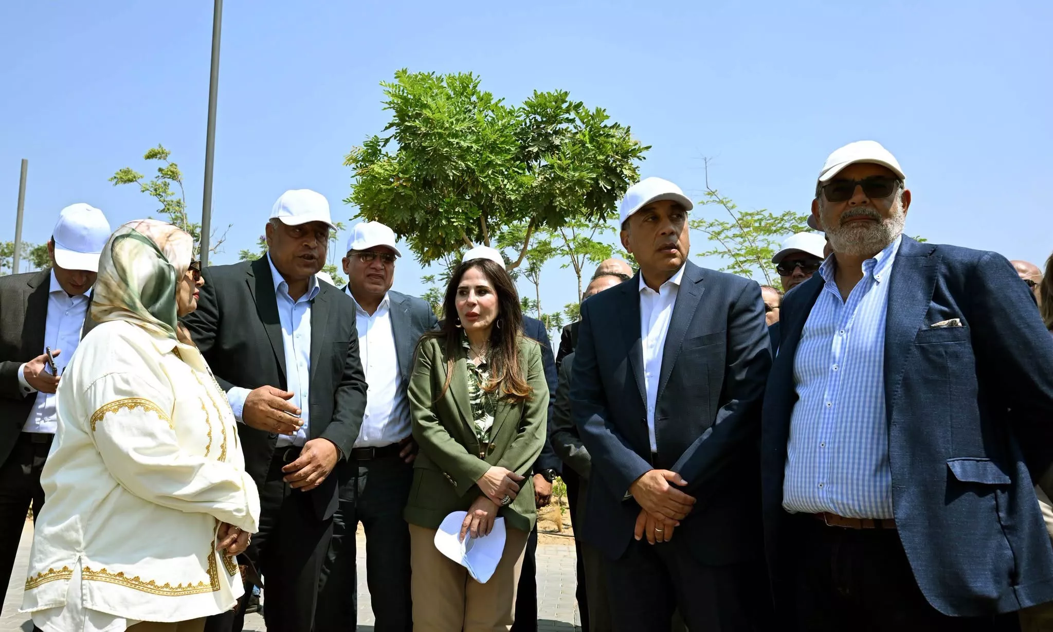 رئيس الوزراء يتفقد معدلات الإنجاز بمشروع حدائق تلال الفسطاط