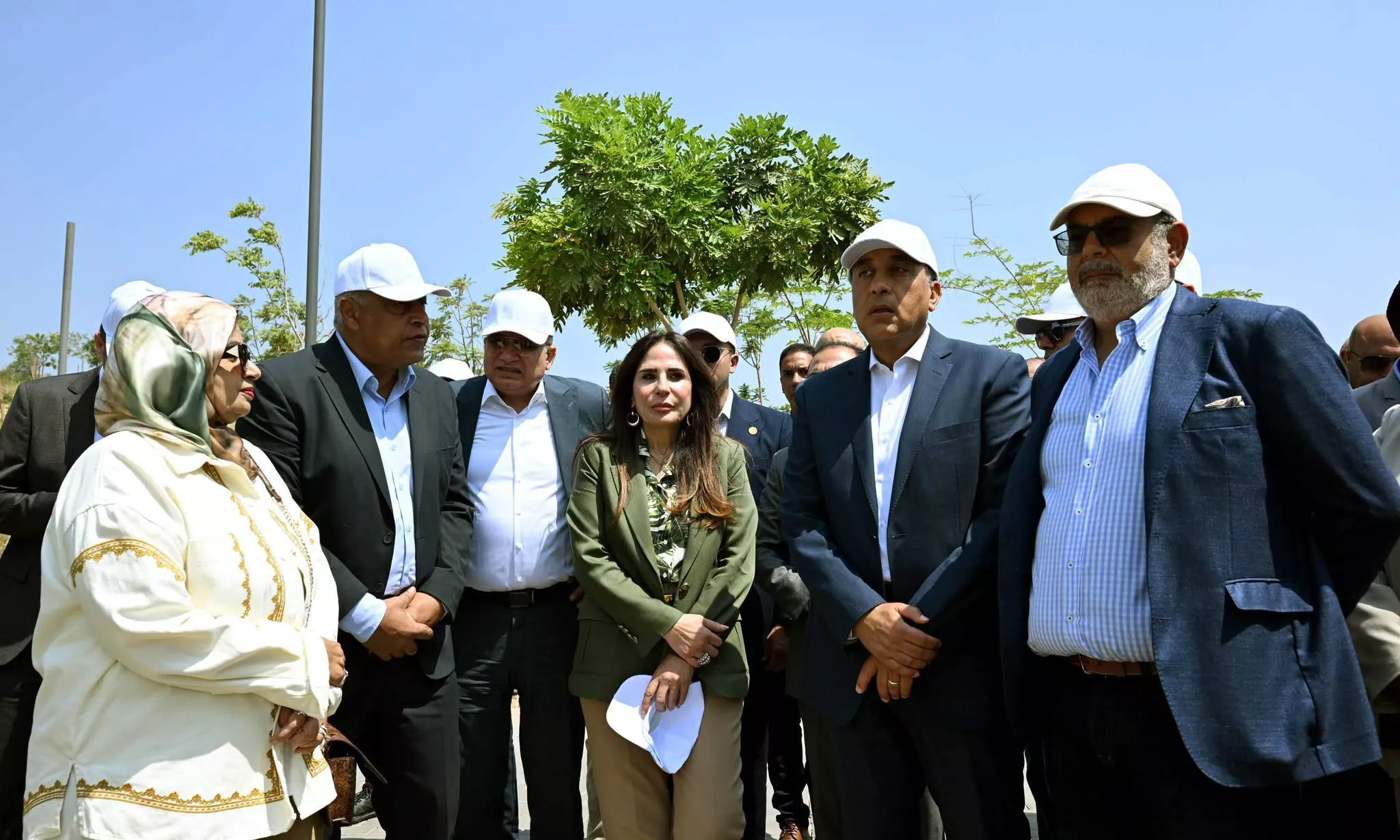 رئيس الوزراء يتفقد معدلات الإنجاز بمشروع حدائق تلال الفسطاط