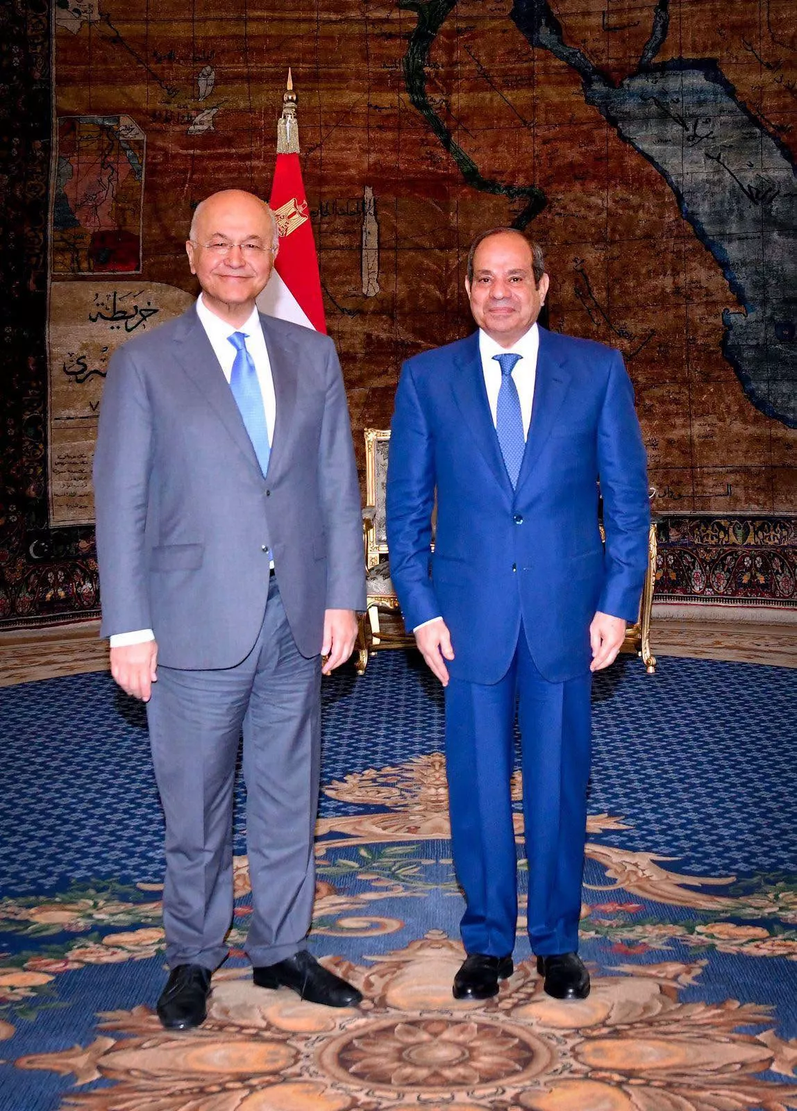 الرئيس عبد الفتاح السيسي يستقبل المفوض السامي للأمم المتحدة لشؤون اللاجئين