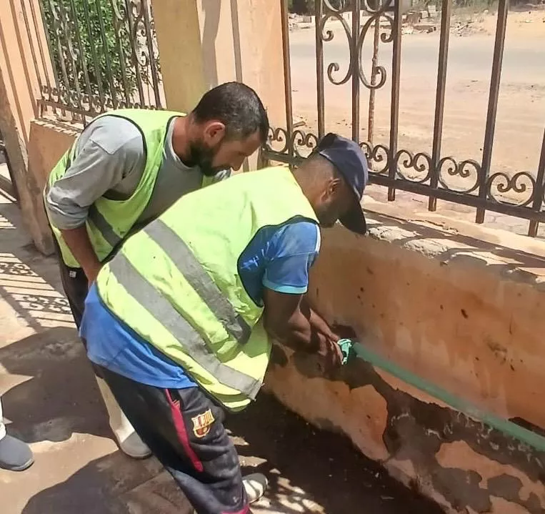 إزالة مخالفات بناء بمدينتي بني سويف الجديدة وبدر