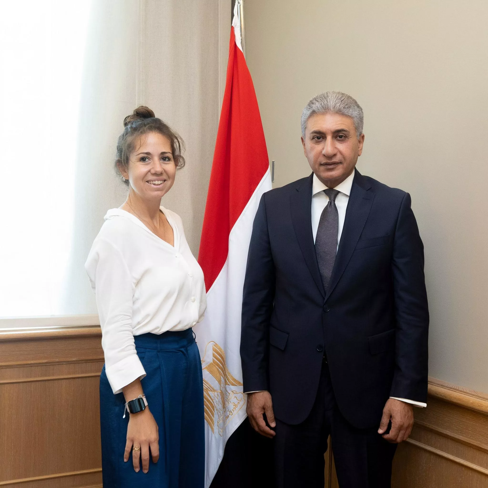 وزير السياحة يلتقي بعدد من ممثلي وسائل الإعلام الإيطالية