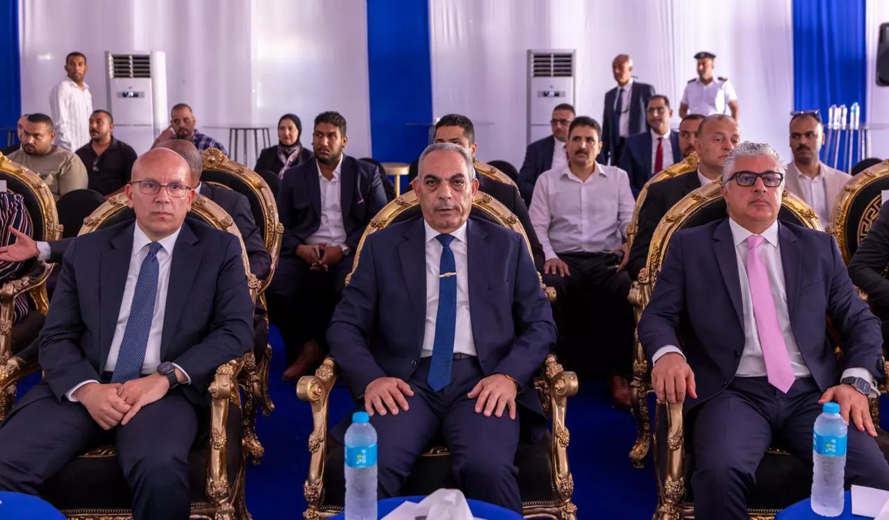 وليد جمال الدين يشهد وضع حجر أساس مصنع نايل فيرو ألويز