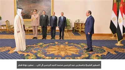 الرئيس السيسي يتسلم أوراق اعتماد 17 سفيرًا جديدًا