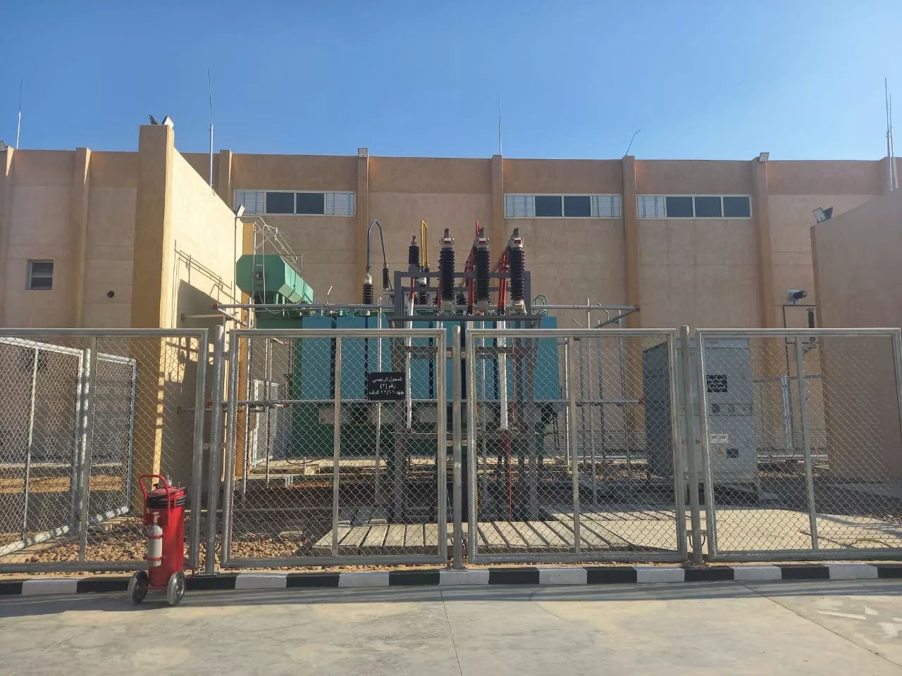 وضع الجهد على محطة محولات كهرباء إبني بيتك 7