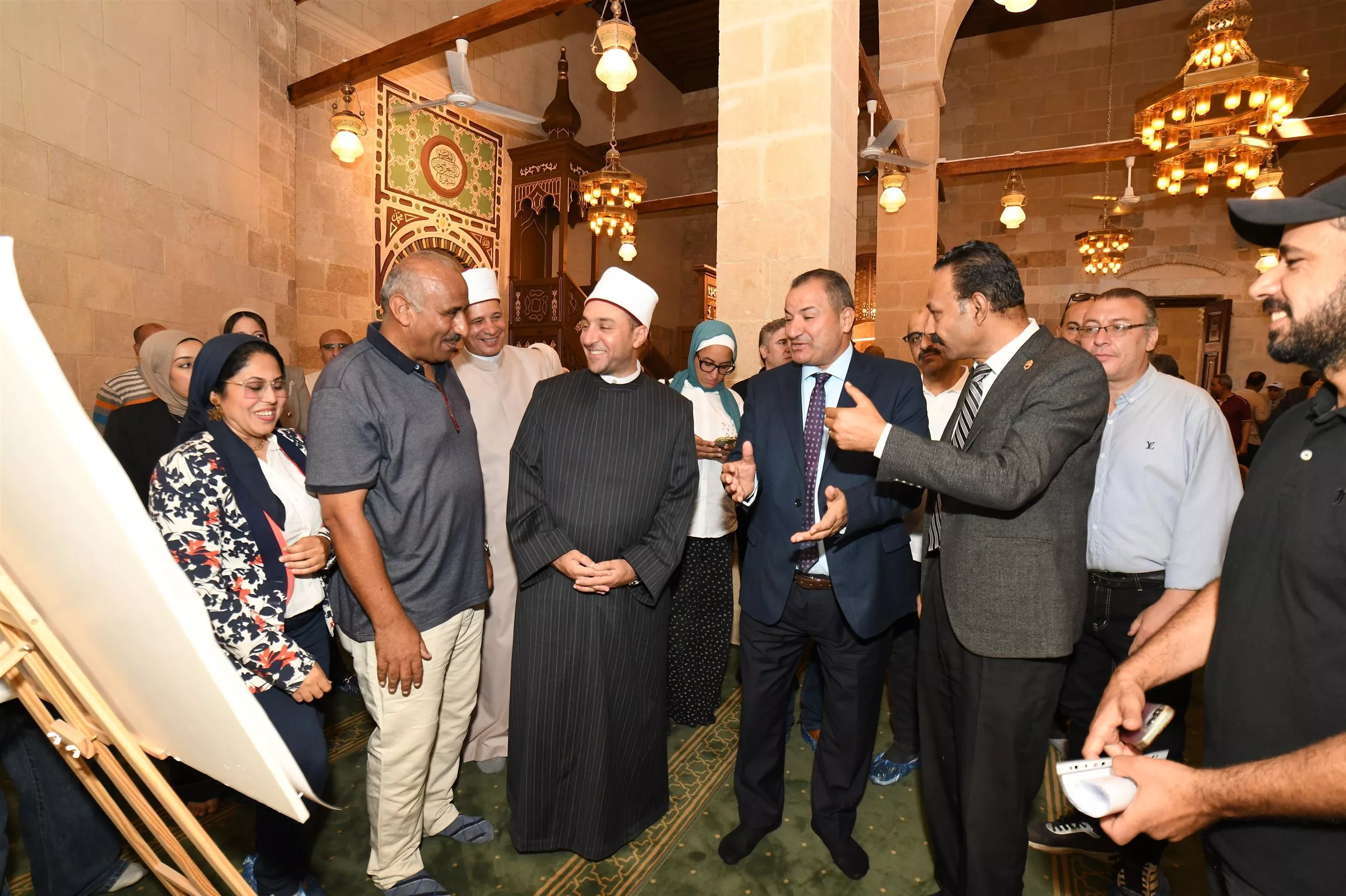 الأمين العام للآثار يفتتح ترميم مسجد محمد بك الصغير