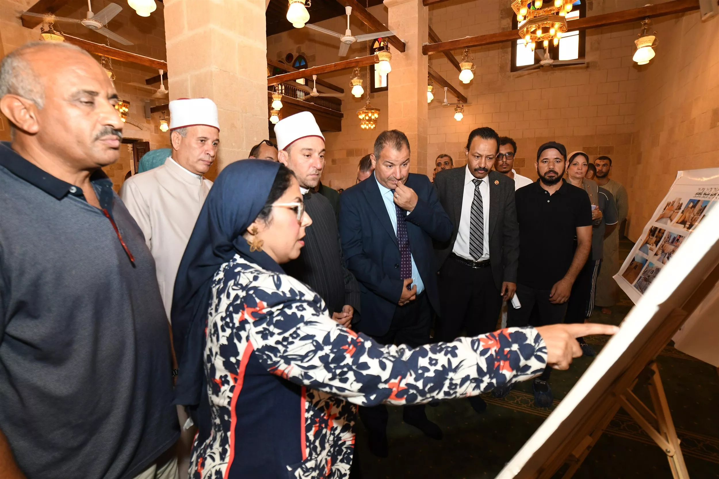 الأمين العام للآثار يفتتح ترميم مسجد محمد بك الصغير