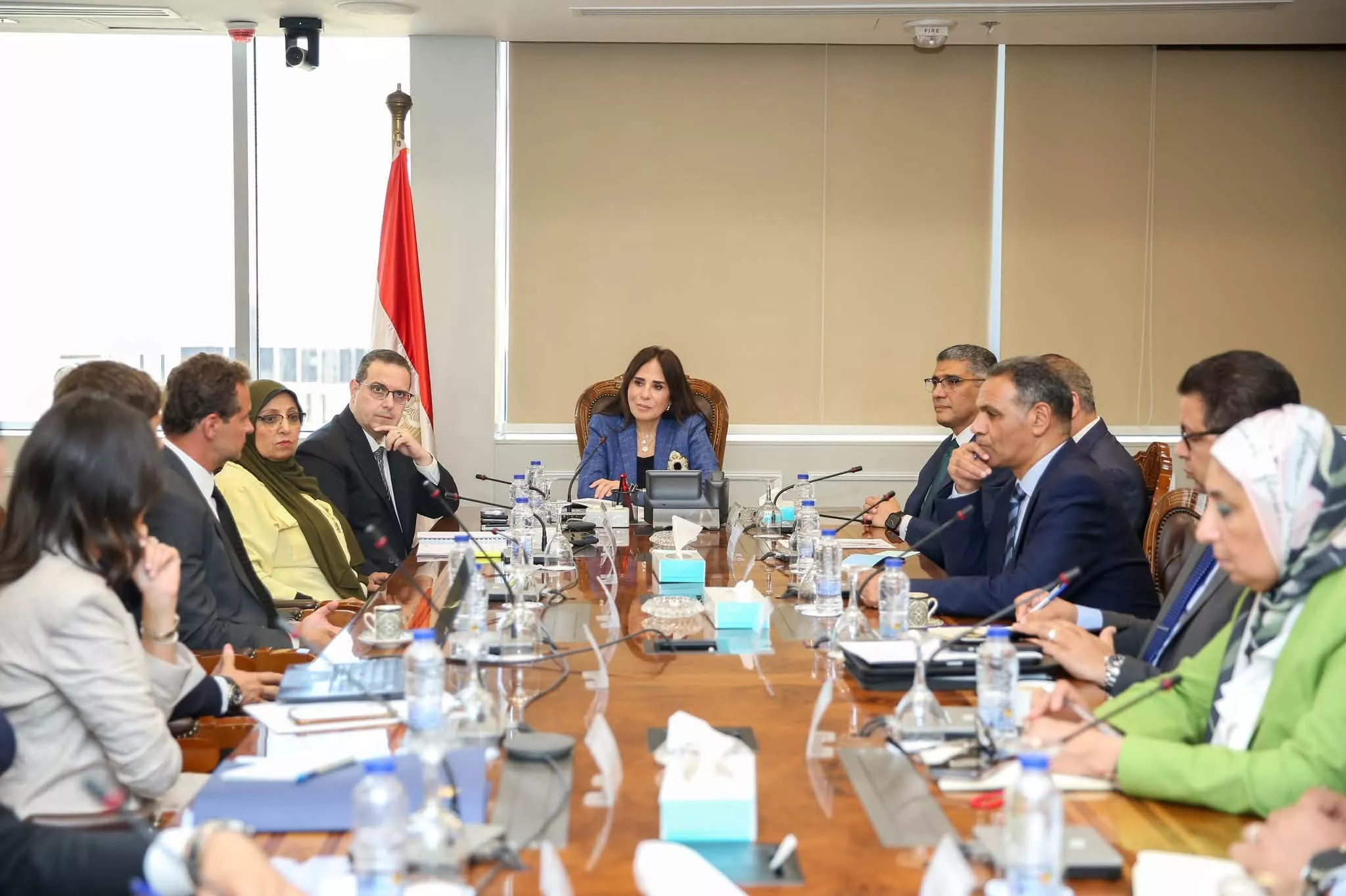 وزيرة الإسكان تلتقي مسئولي شركة مصر إيطاليا للتطوير العقاري