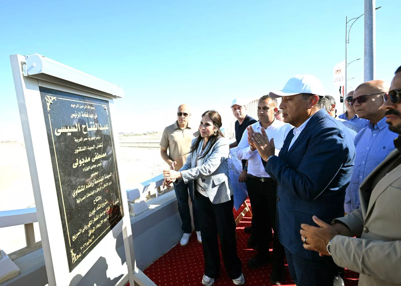 رئيس الوزراء يفتتح كوبري C19 بالعلمين الجديدة