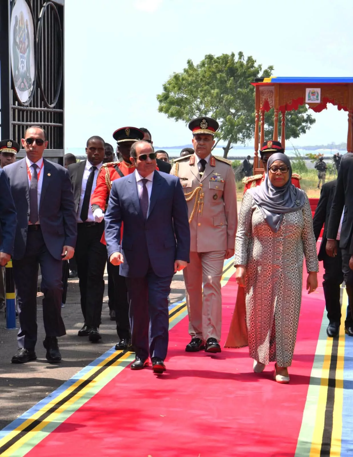الرئيس السيسي يلتقي رئيسة جمهورية تنزانيا المُتحدة