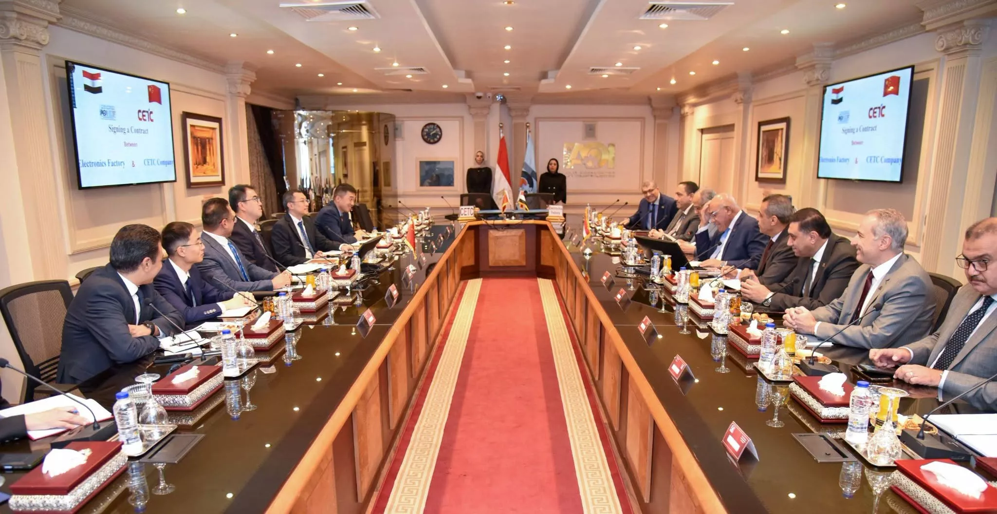 تعاون بين الهيئة العربية للتصنيع وشركة سيتك الصينية