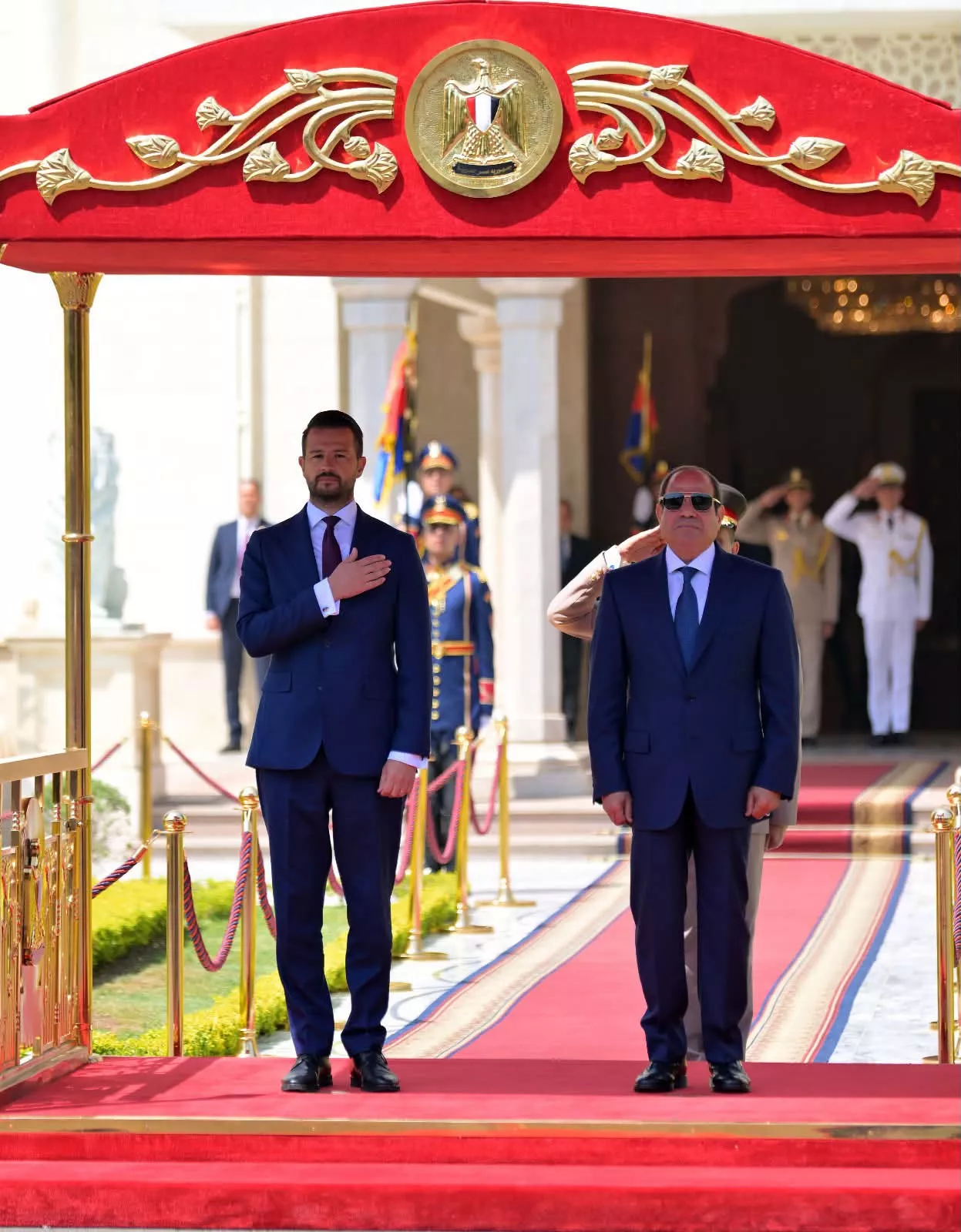 الرئيس السيسي يلتقي رئيس جمهورية الجبل الأسود