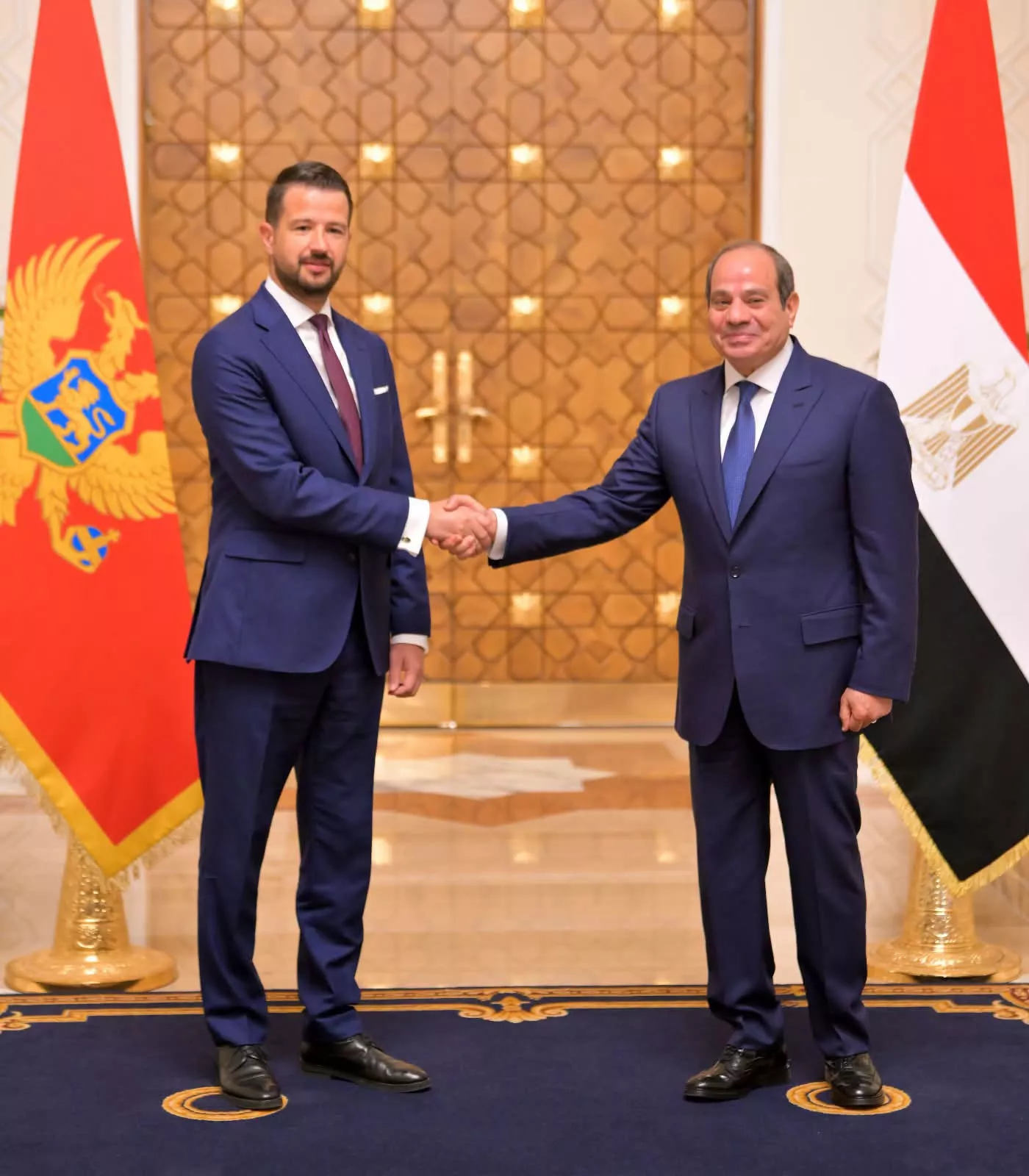 الرئيس السيسي يلتقي رئيس جمهورية الجبل الأسود