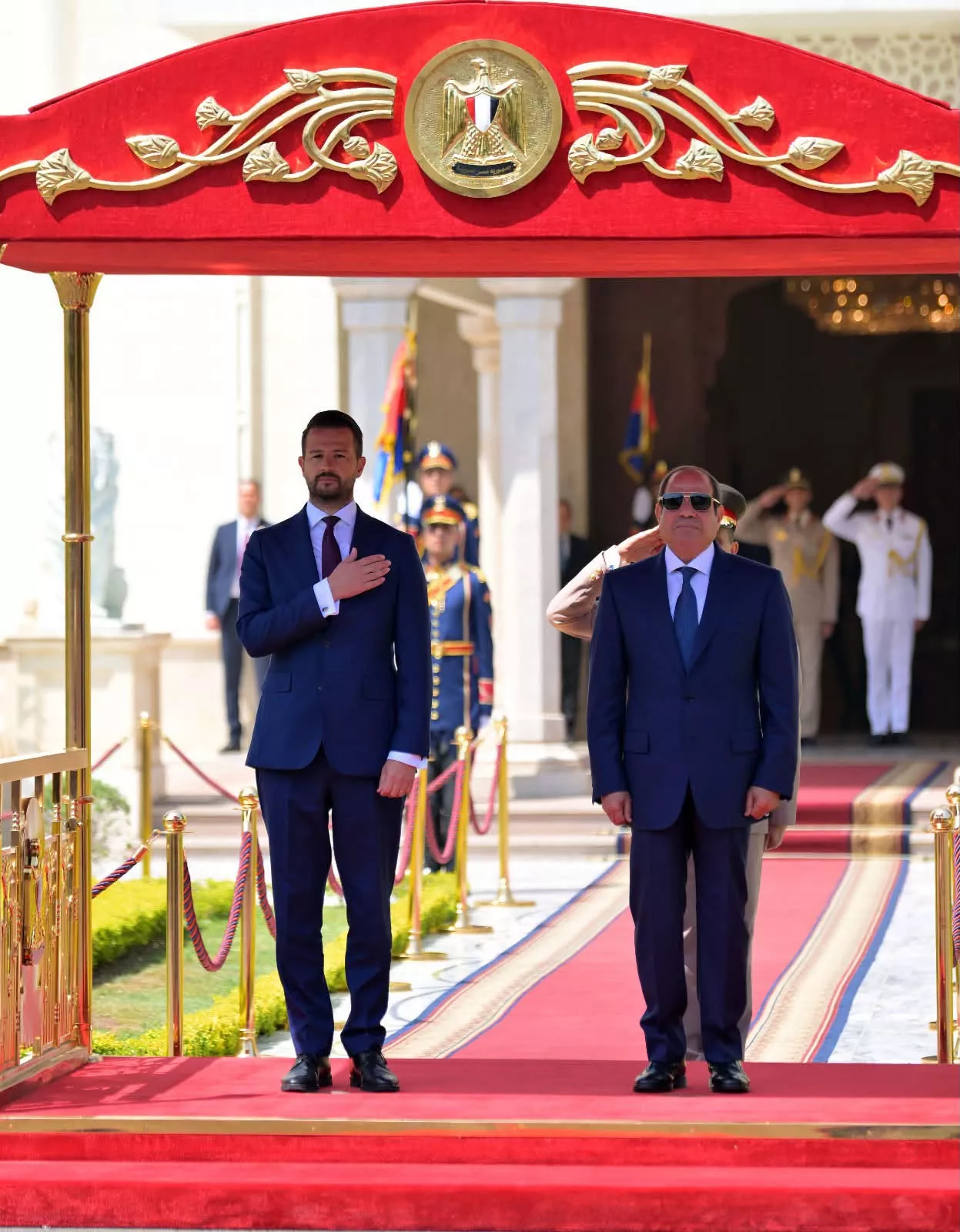 الرئيس السيسي يلتقي رئيس جمهورية الجبل الأسود