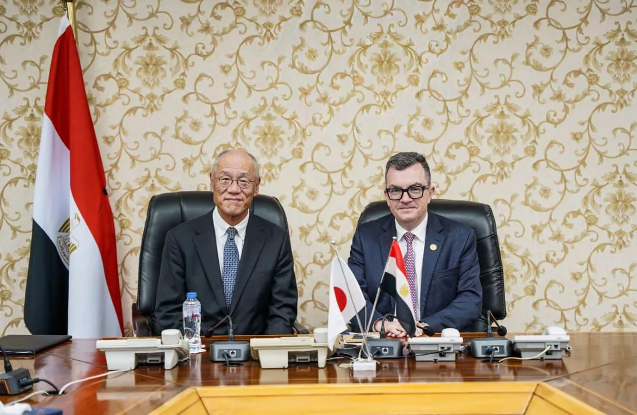 وزير التخطيط يلتقي مع السفير الياباني