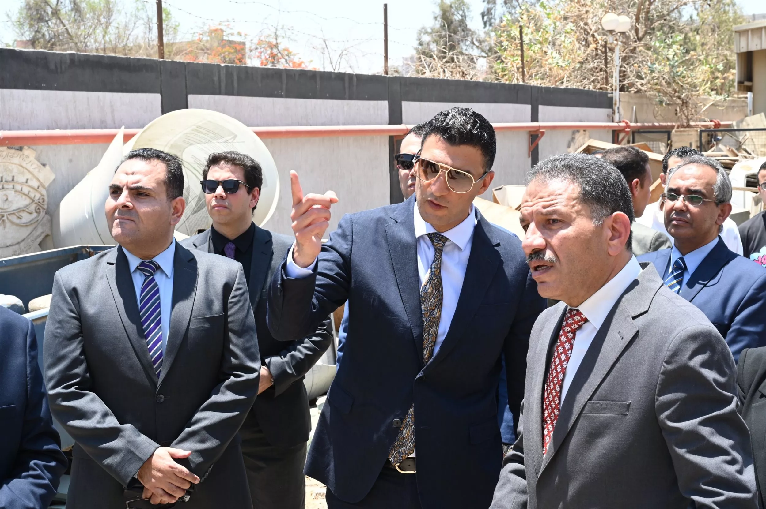 وزير الصناعة يتفقد مقر مصلحة الرقابة الصناعية