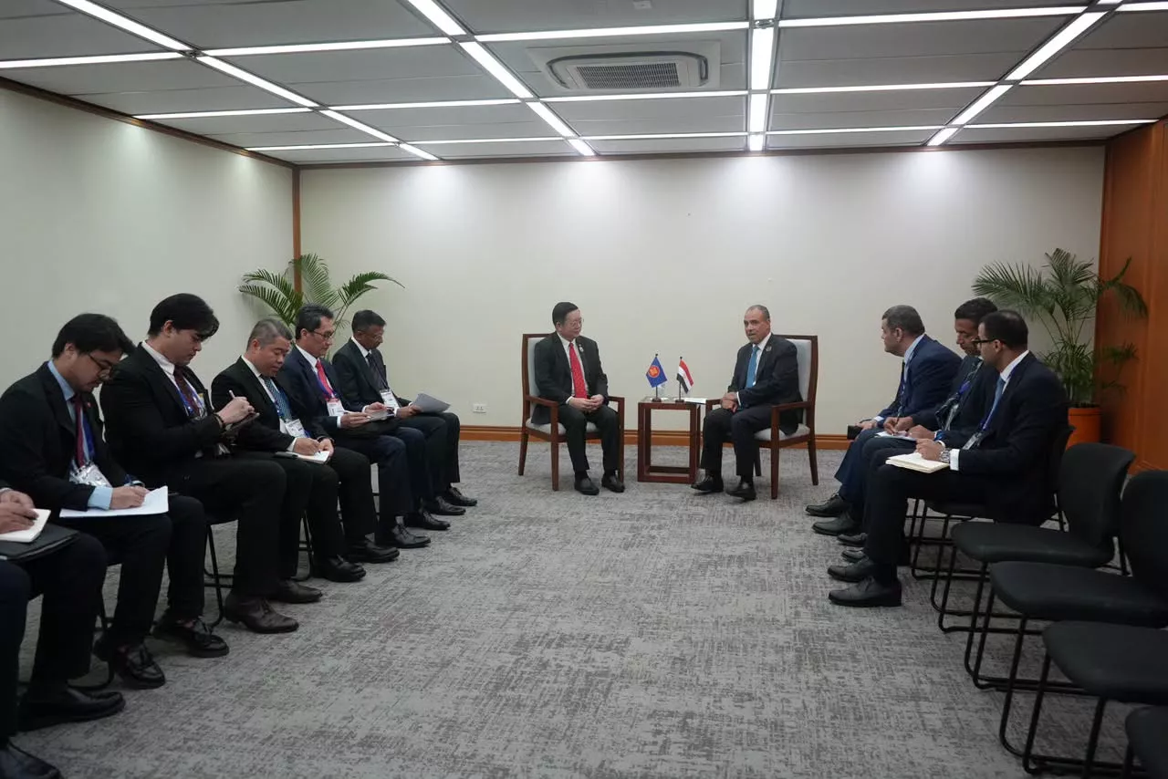 وزير الخارجية يجتمع مع سكرتير عام رابطة دول جنوب شرق آسيا